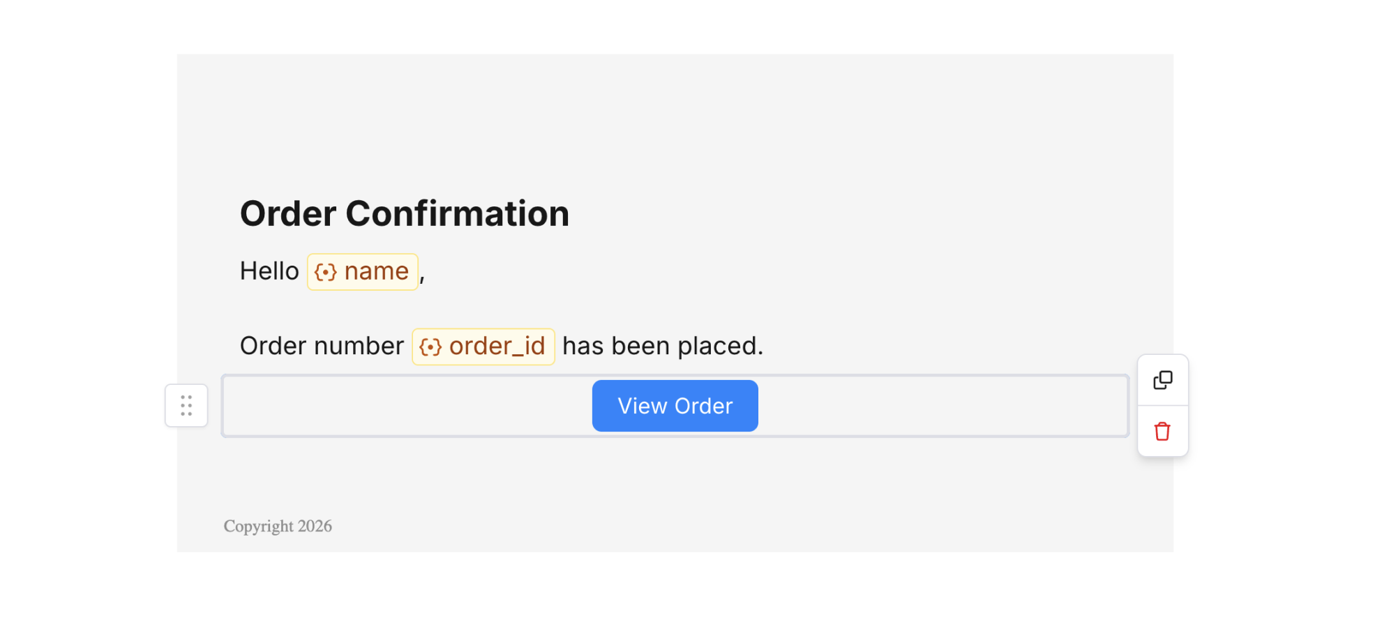 Button block in Design Studio