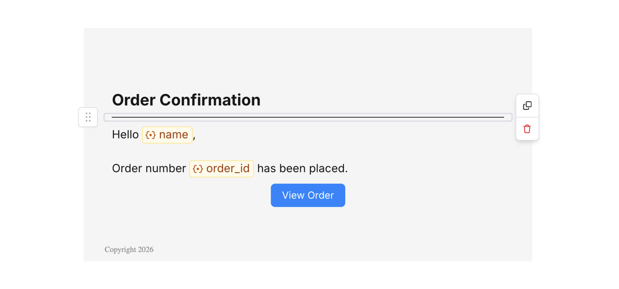 Divider block in Design Studio