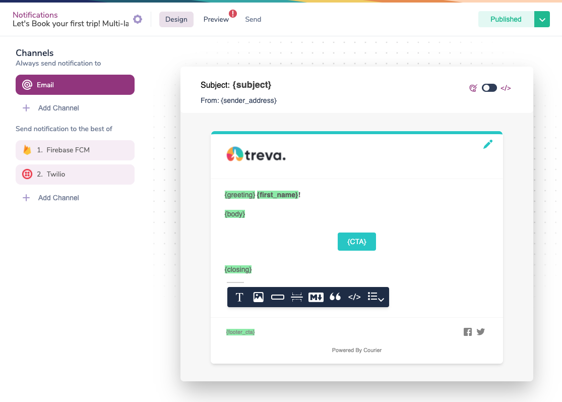 Populate Your Template with Variables