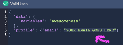 Your Test Event Needs a Complete Profile