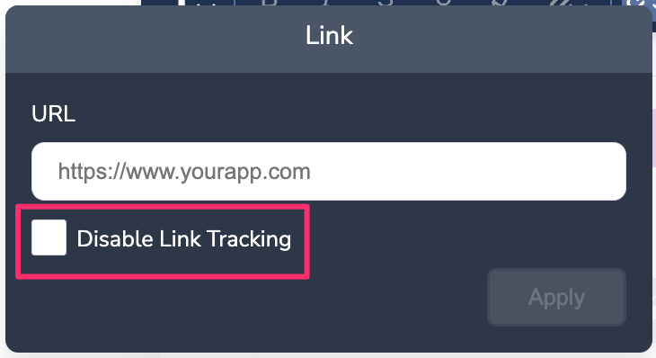 Hyperlink Settings