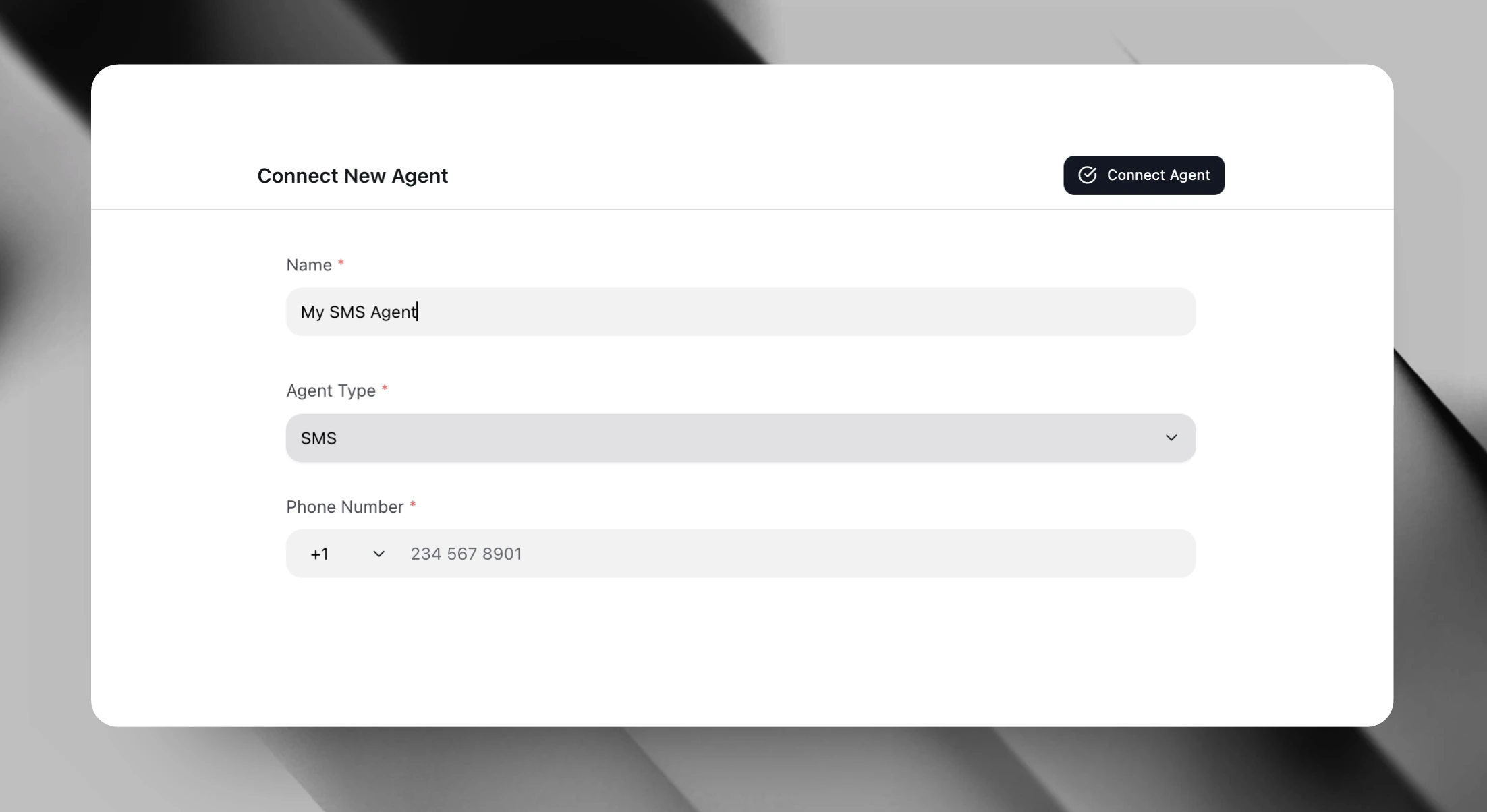 SMS Agent Configuration