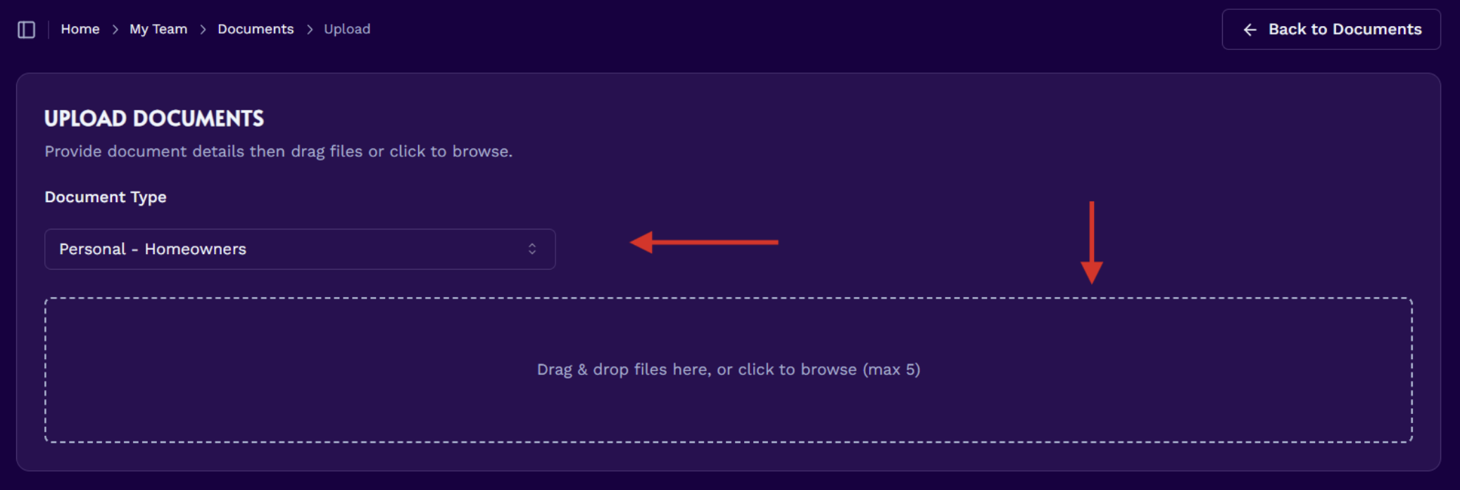 Document Upload Pn