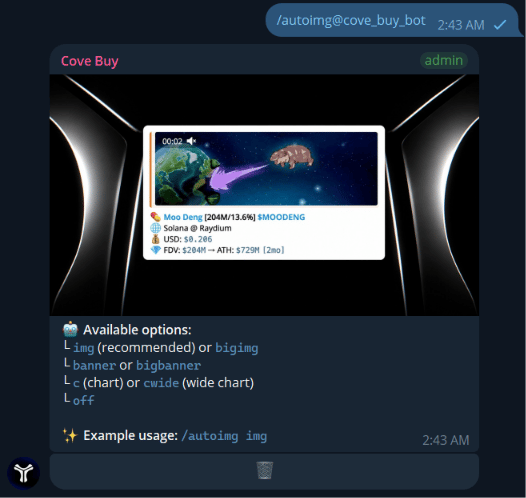 Autoimg Menu