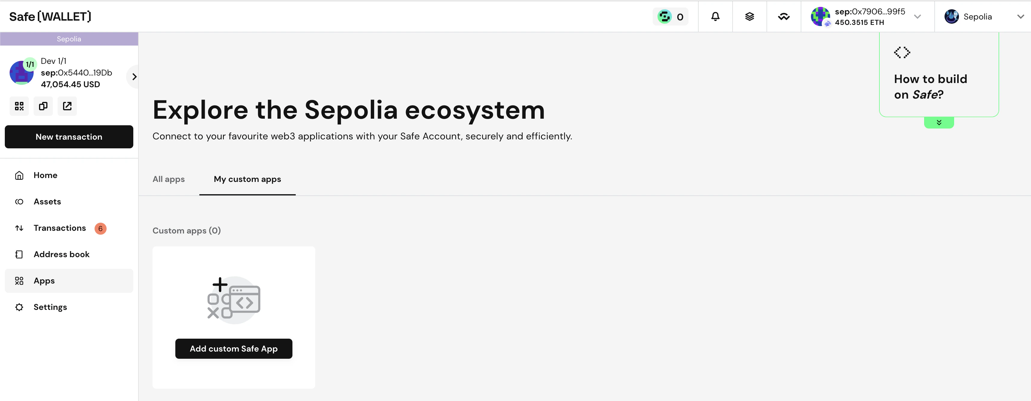Safe custom dapps 1