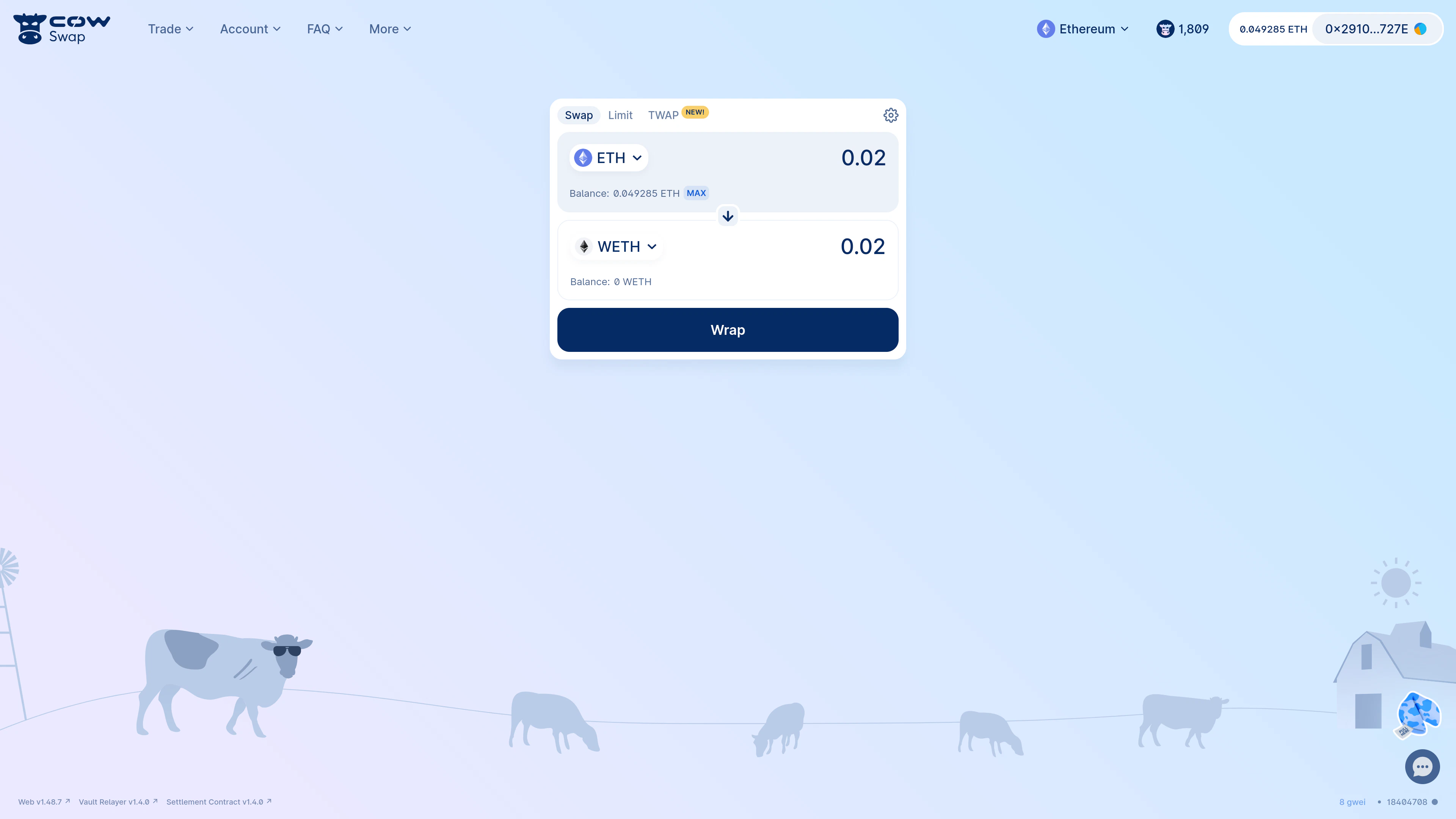 Wrapping Native tokens