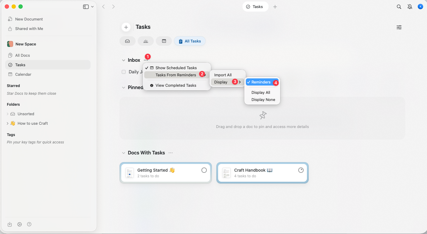 Enable access to Apple Reminders