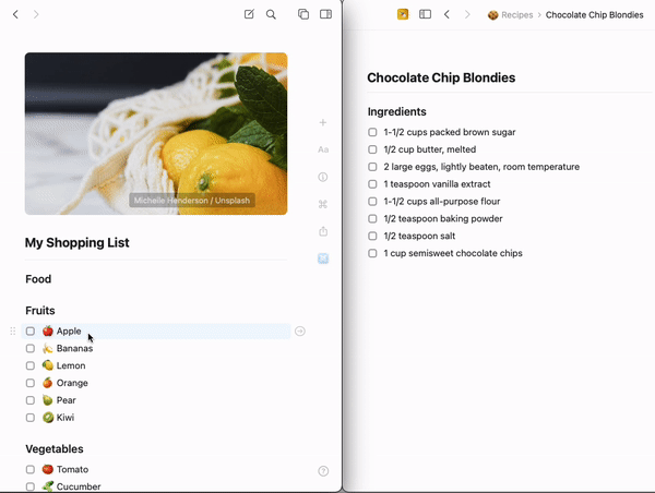 Dragging blocks between documents in separate windows