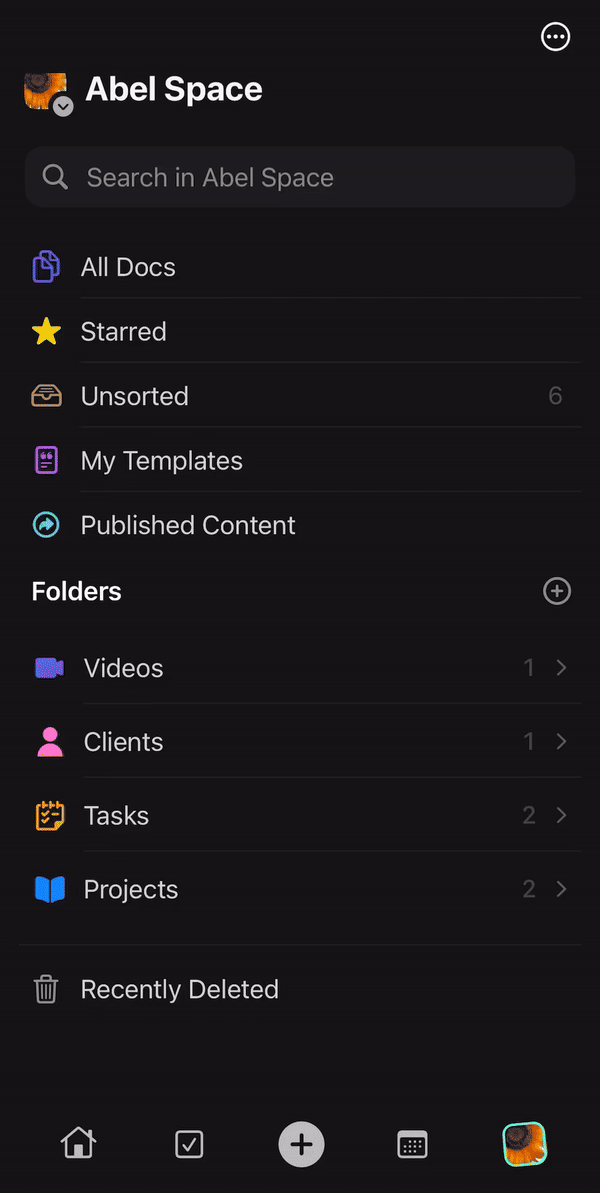 Writing a longer phrase becomes document content