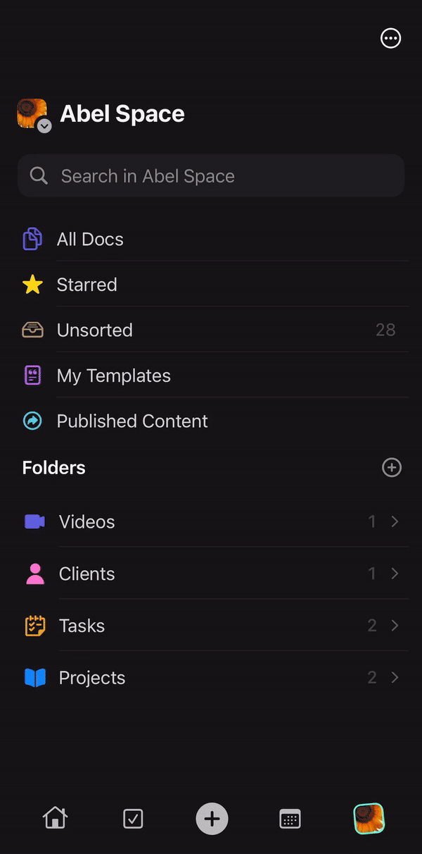 Adding content to today's daily note