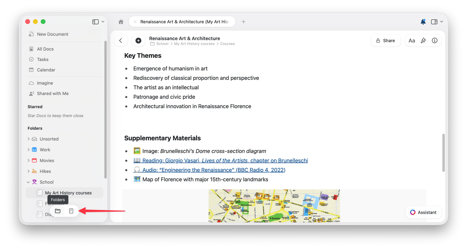 Visualização de pastas mostrando a organização dos documentos