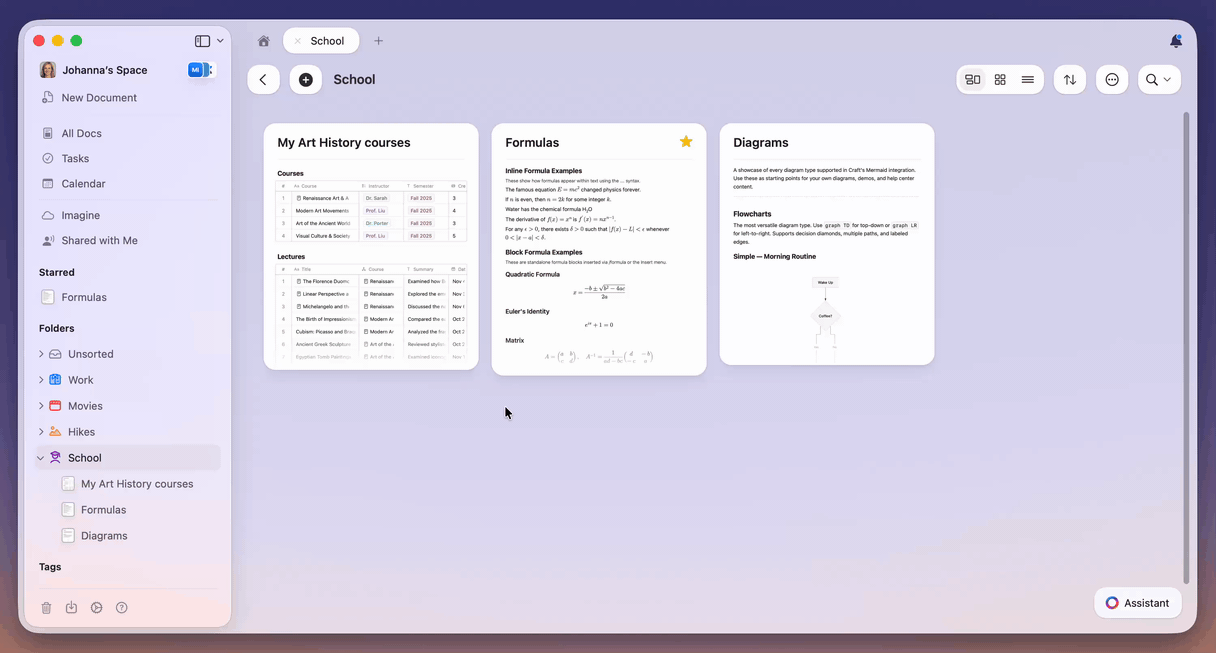 Marcando um documento com estrela via right-click