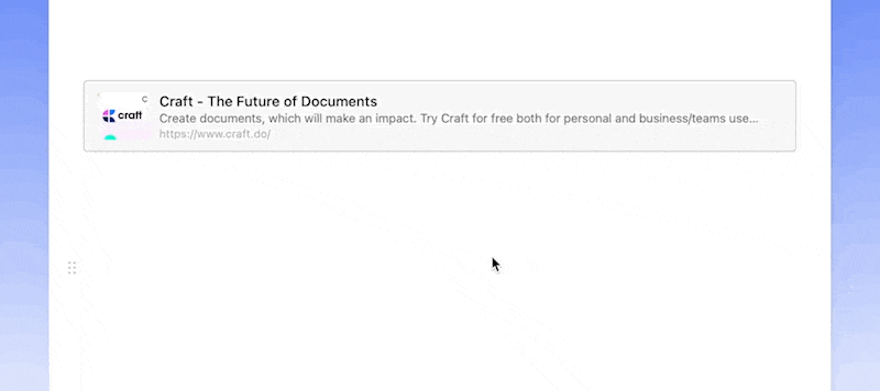 Changing link layout