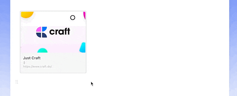 Reloading link information