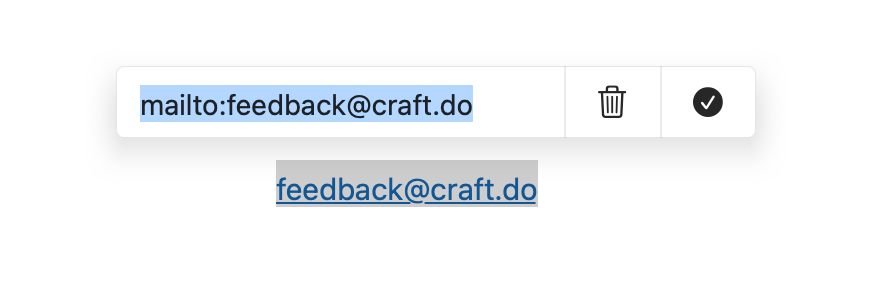 Creating a mailto link on Mac
