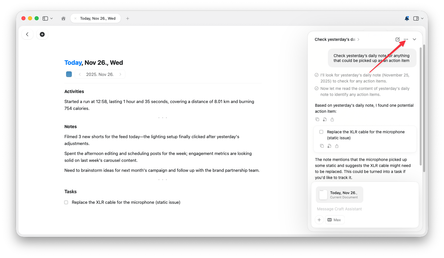 Buy credits menu option