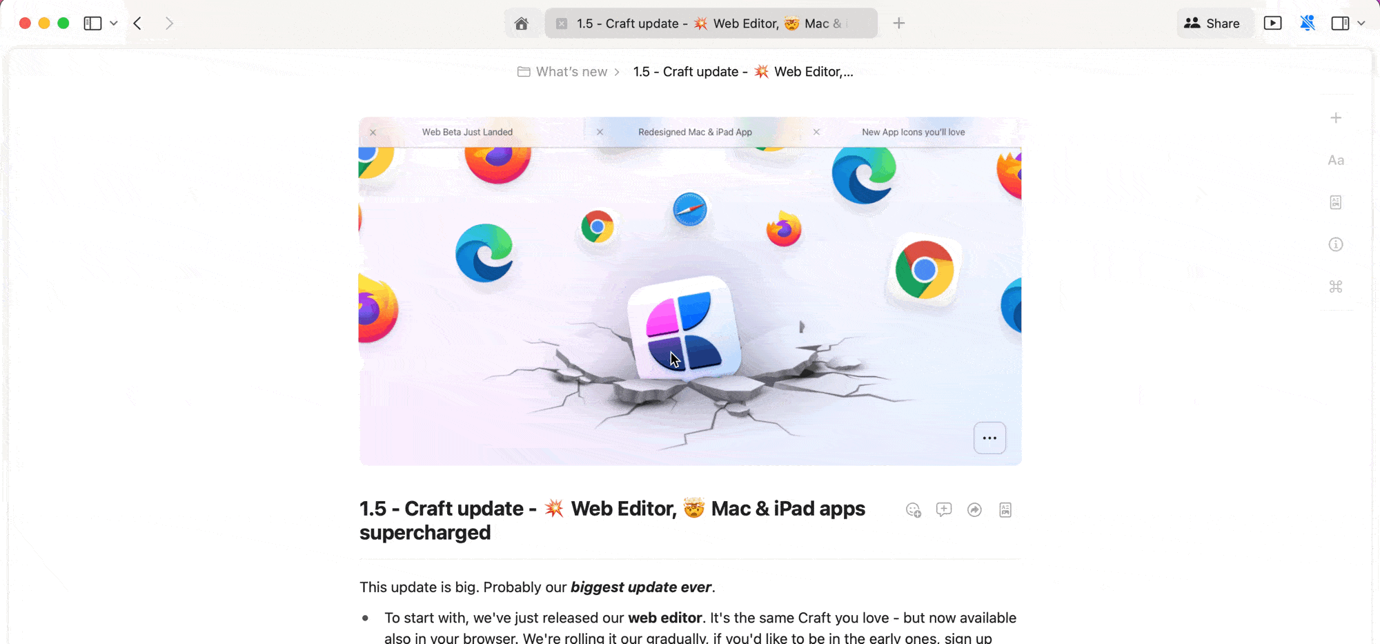 Presentation mode button