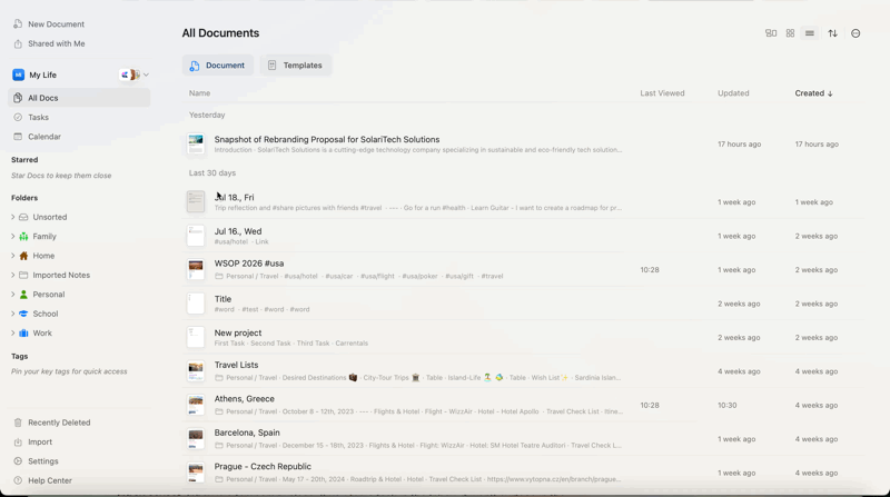 標籤 檢視 顯示篩選結果