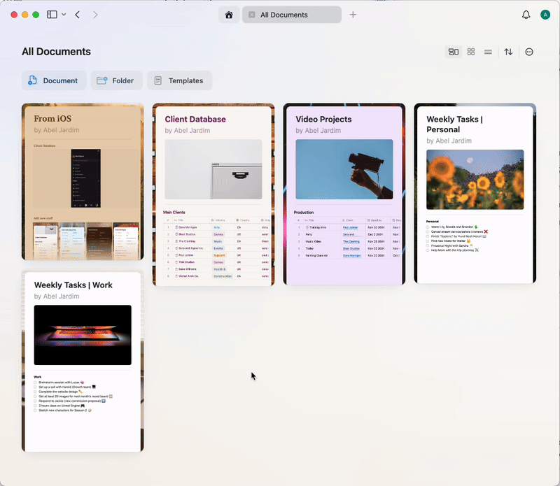 Accessing daily notes through Calendar view