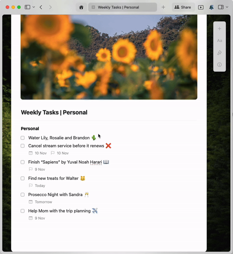 Setting schedule and deadline for tasks