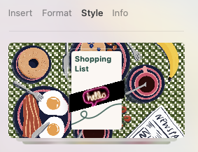 Exemplo de pré-visualização de estilo 2