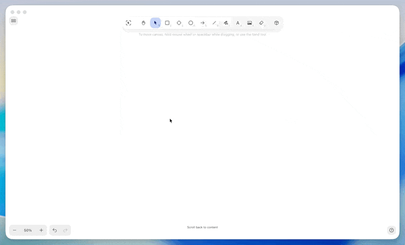 Keyboard shortcuts for working with whiteboards