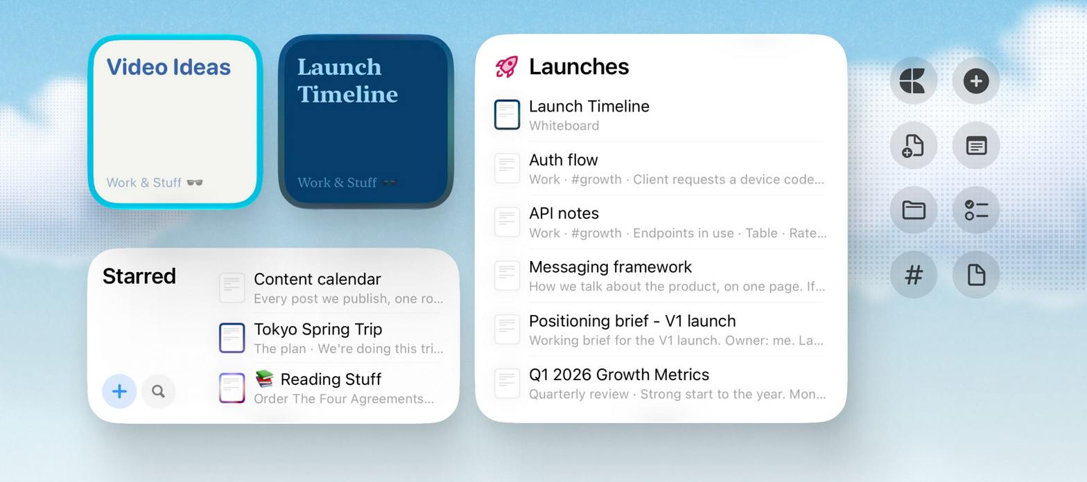 Craft widgets in the macOS widget gallery