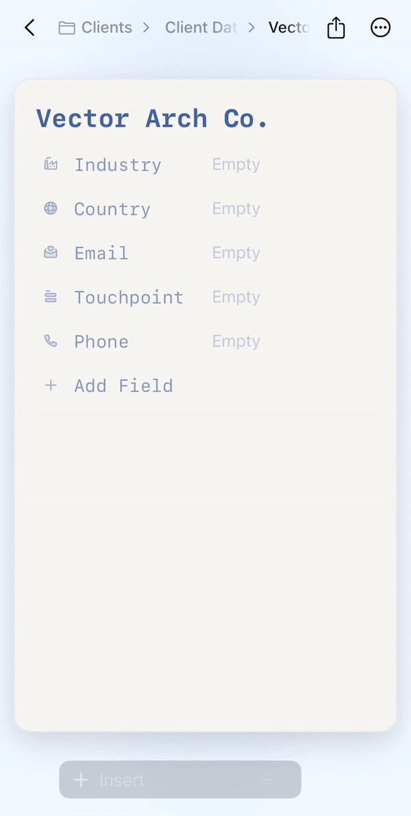 Adding a new value to a select field