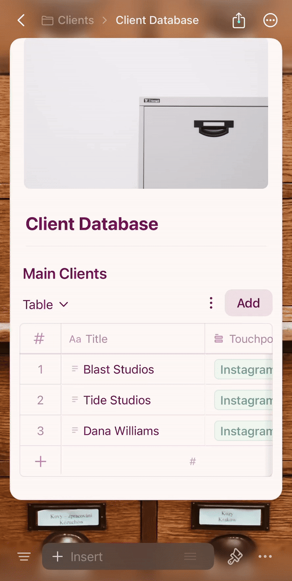 Removing filters from collection view