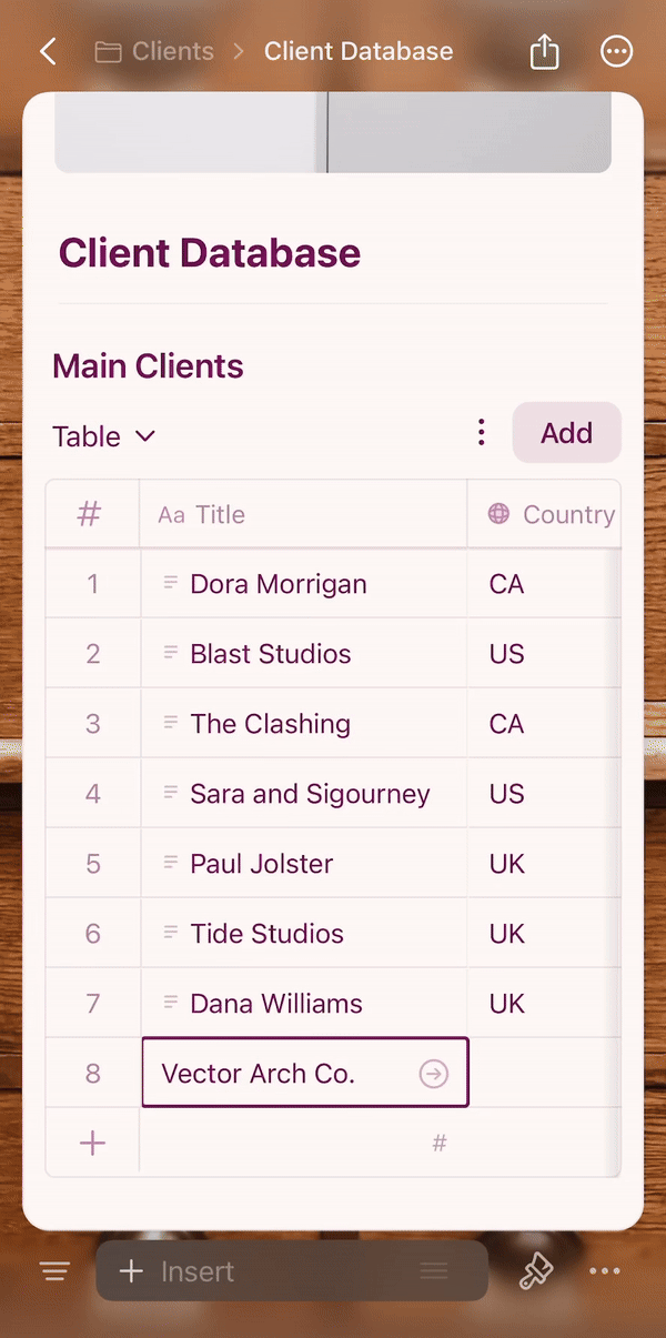 Deleting a value from field options