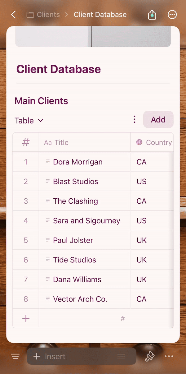 Grouping collection entries by field