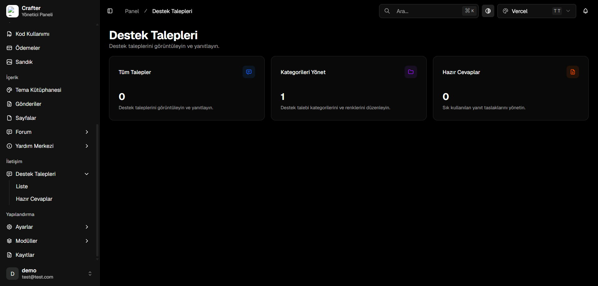 App Crafter Net Tr Tr Dashboard Tickets