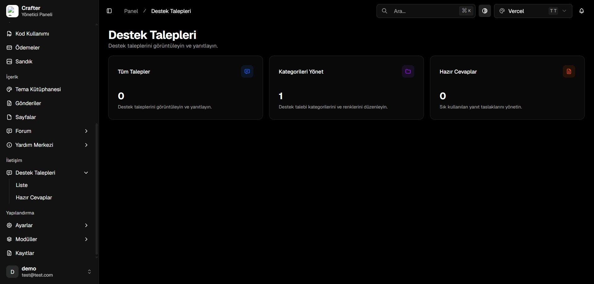 App Crafter Net Tr Tr Dashboard Tickets