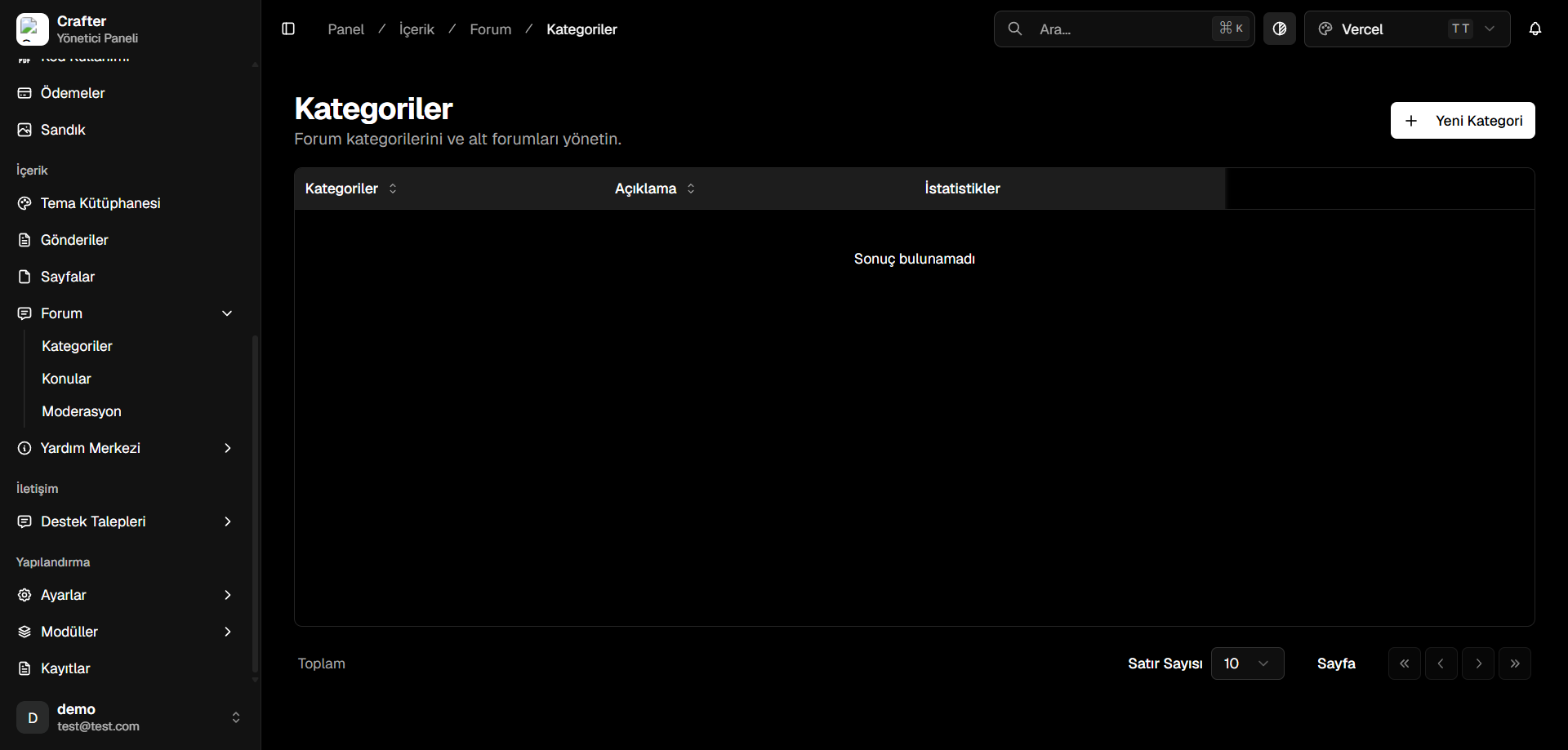 App Crafter Net Tr Tr Dashboard Content Forum Categories