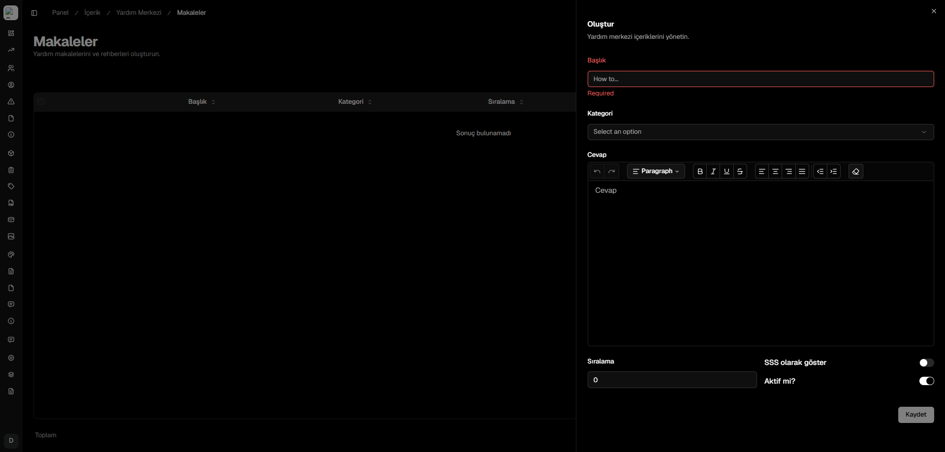 App Crafter Net Tr Tr Dashboard Content Help Center Articles1