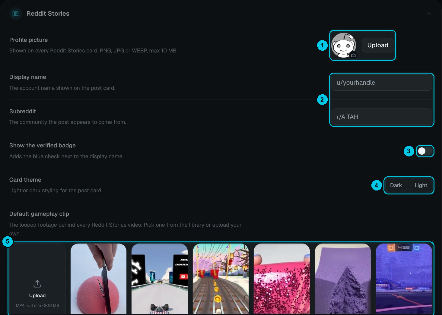 The Reddit Stories section of My Brand