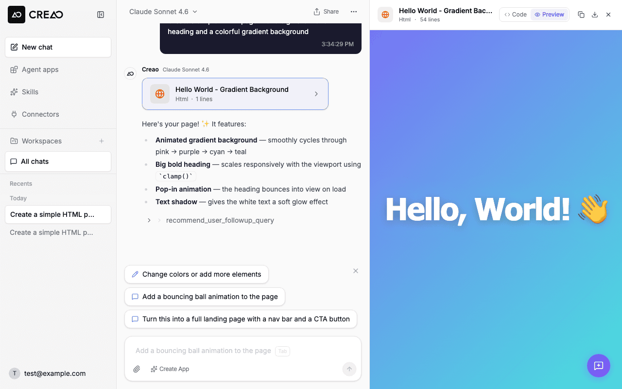 Chat - CREAO Documentation