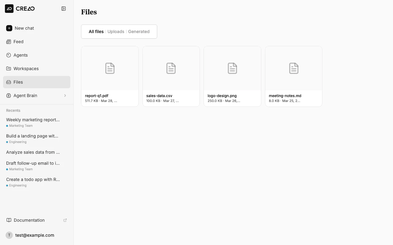 My Drive with folders and files