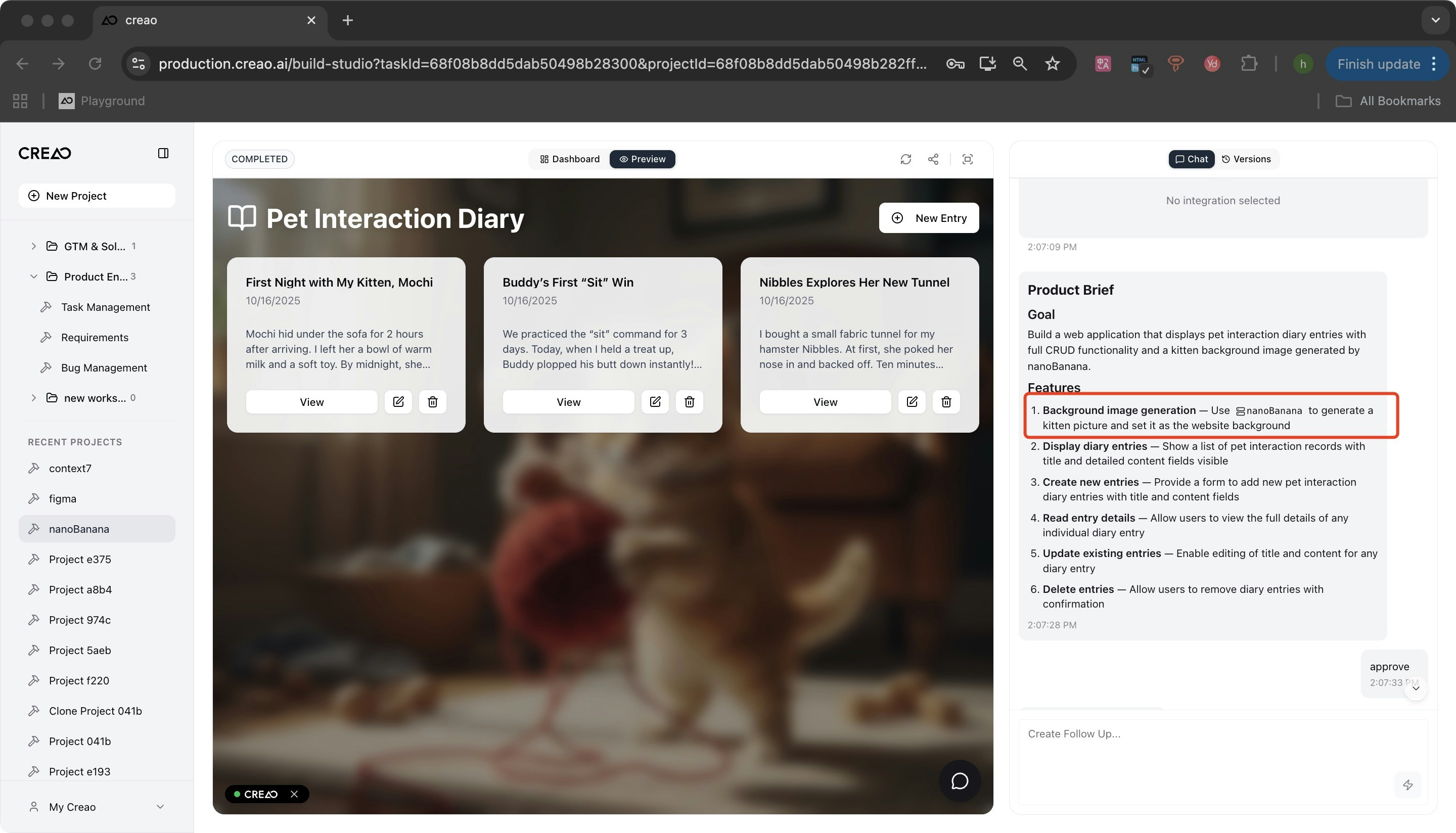 Nano Banana Build Plan