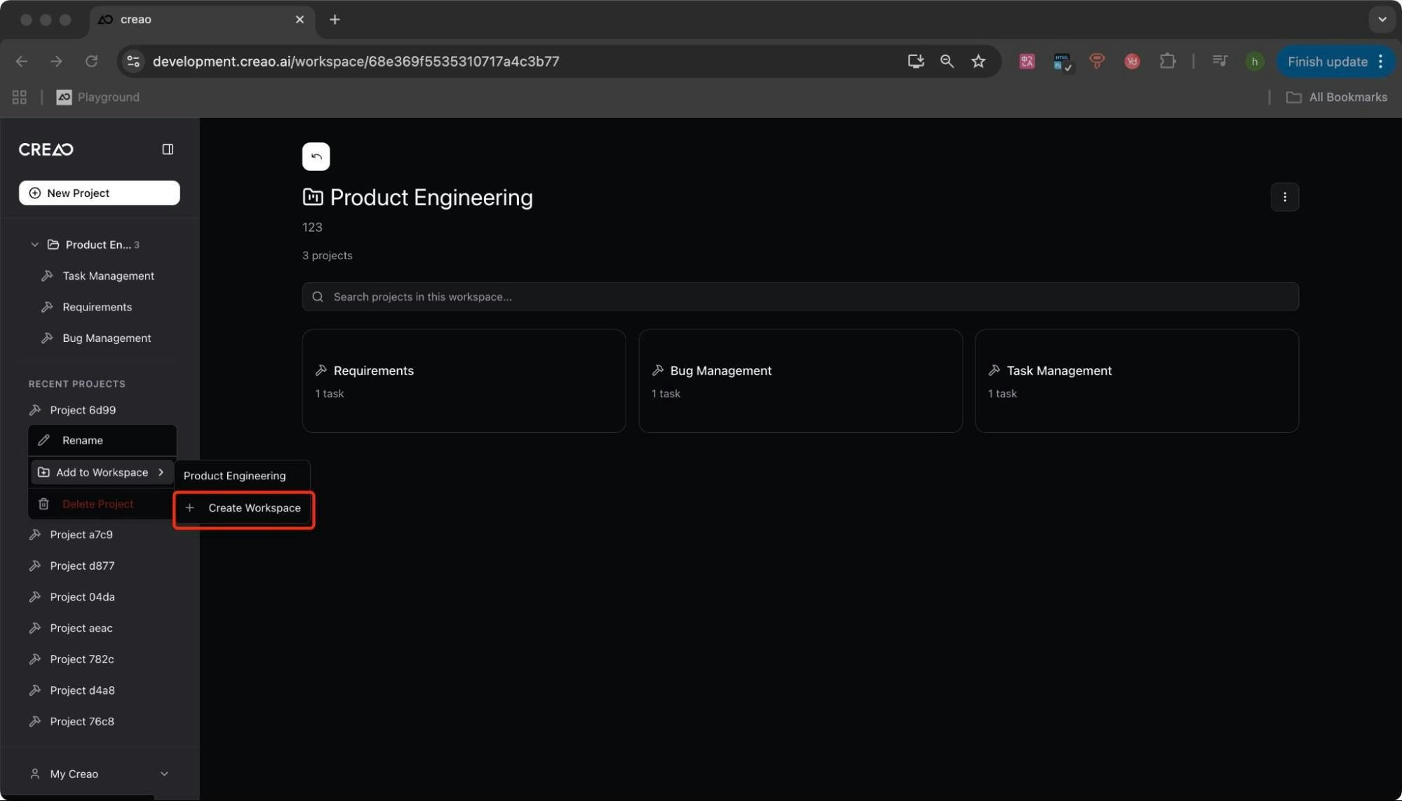 Organize Projects with Workspaces Workspace Organization Feature