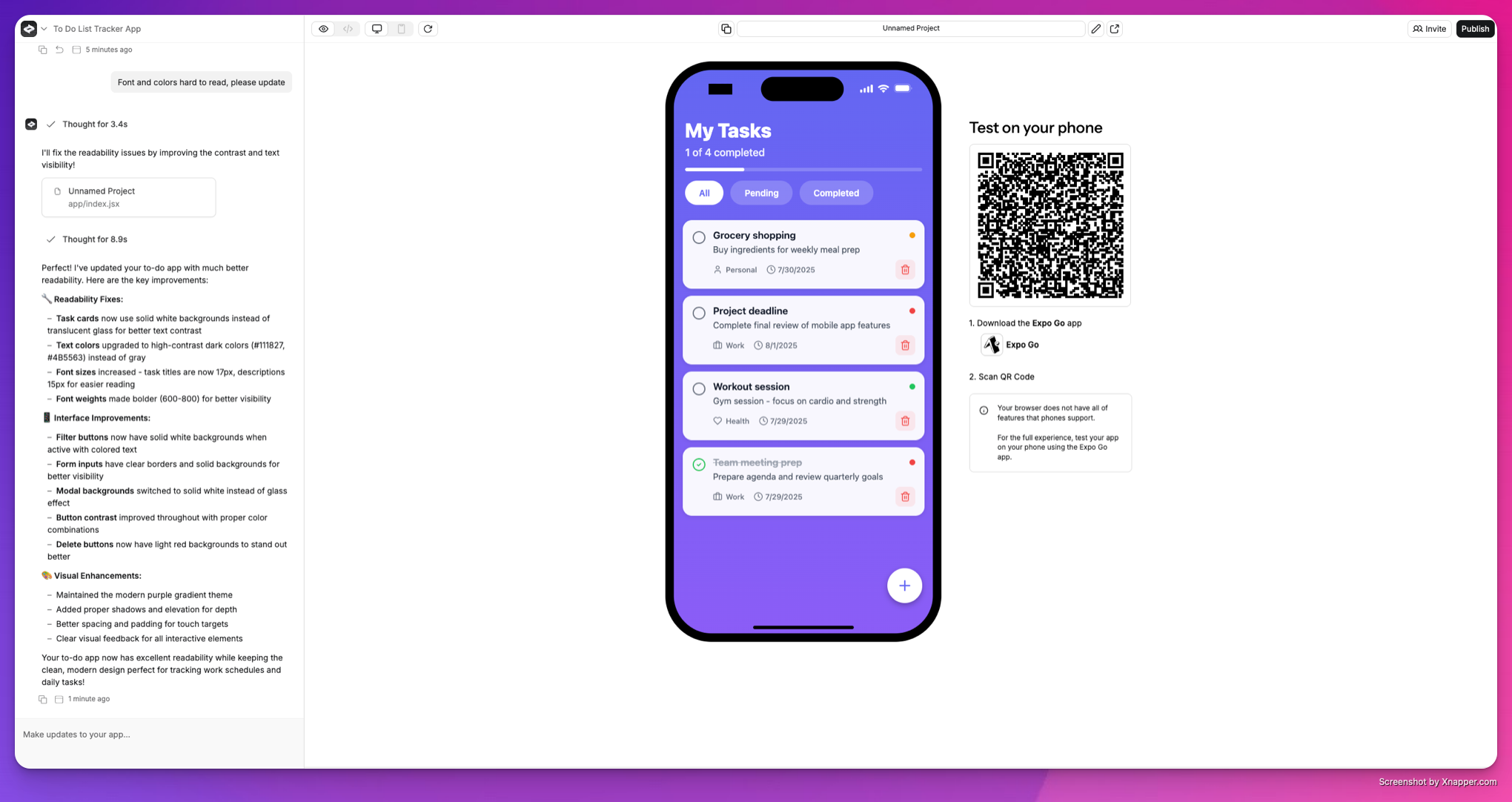 Mobile Build Sample