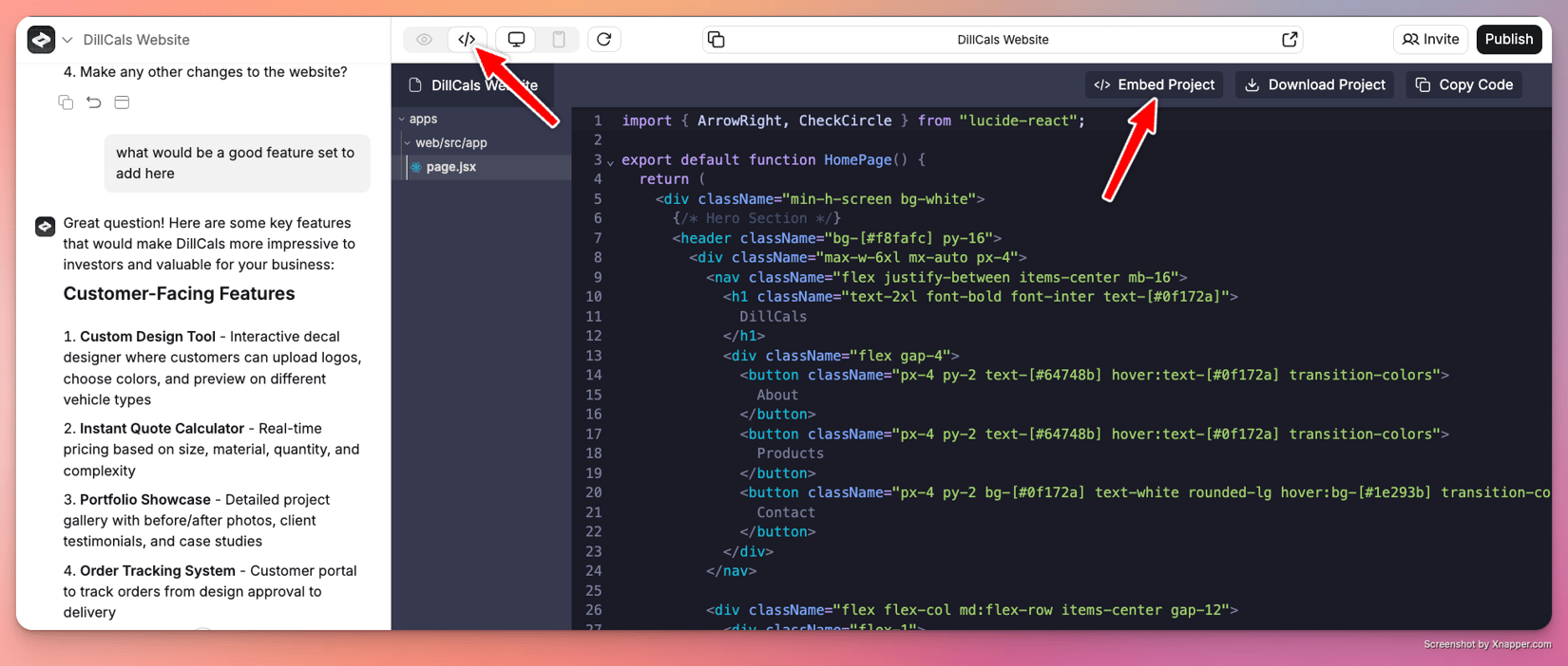 Embed an iframe - Anything
