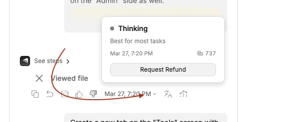 Request a credit refund