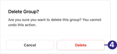 Deleted group