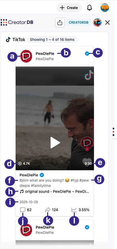 CreatorDB Chrome Extension Group 52
