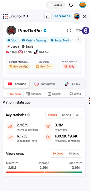 CreatorDB Chrome Extension Group 62