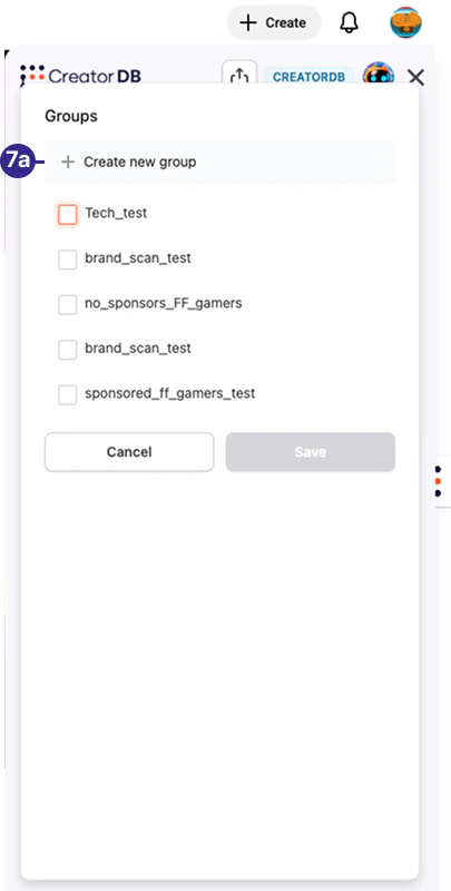 CreatorDB Chrome Extension Group 63