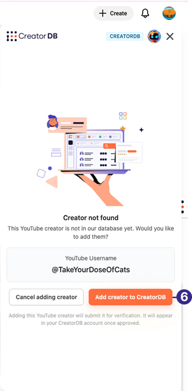 CreatorDB Chrome Extension Group 72
