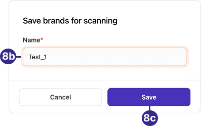 Saved brands