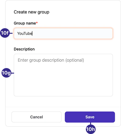 New group created